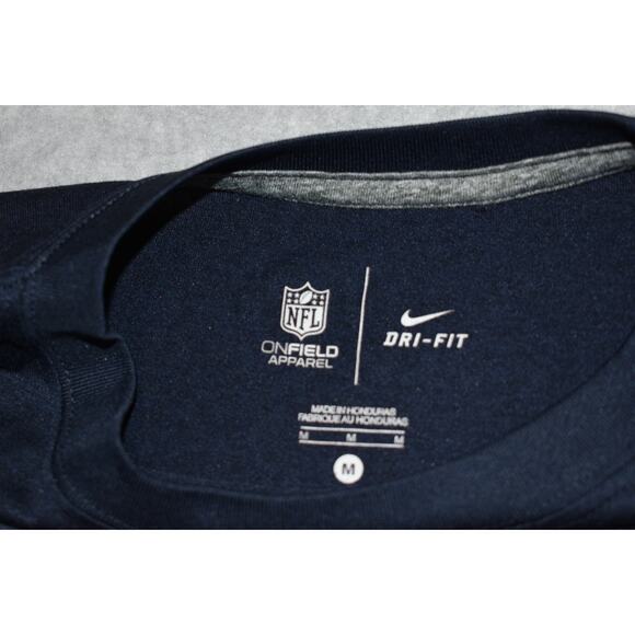 Nike Gym Shirt Mens Size Medium Dri-Fit Performance Chicago Bears Football NFL - Picture 5 of 7